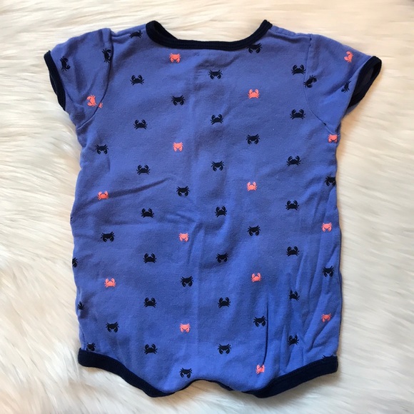 Carter’s Crab Snap Up Romper - Picture 2 of 5